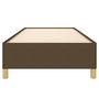 Voir la diapositive 5 : VIDAXL Cadre de lit sans matelas marron fonce 80x200 cm tissu