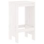 Voir la diapositive 4 : VIDAXL Ensemble de bar de jardin 3 pcs blanc bois de pin massif