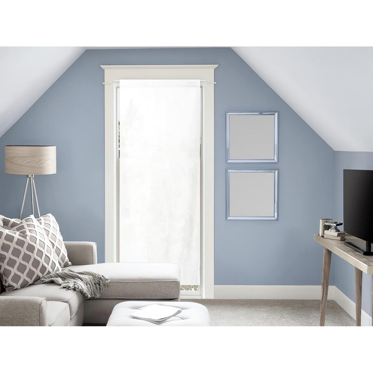 SOLEIL D'OCRE Voile pour porte fenêtre en coton PANAMA, par Soleil d'Ocre