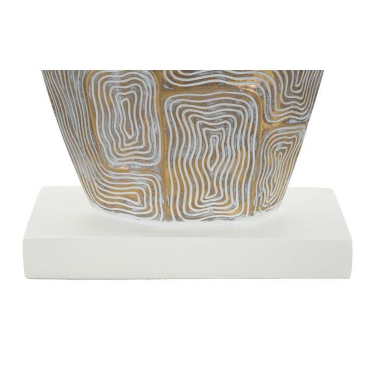 Paris Prix Lampe à Poser en Résine  Elips  90cm Or