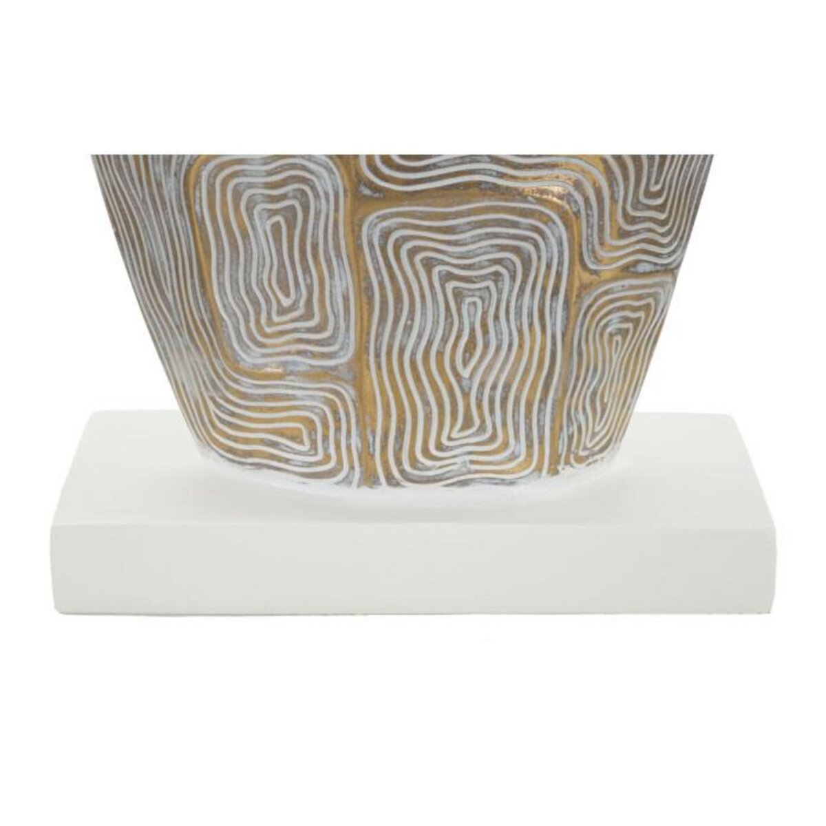 Paris Prix Lampe à Poser en Résine  Elips  90cm Or