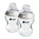 TOMMEE TIPPEE Biberons - TOMMEE TIPPEE - NATURAL START - 260 ml - Anti-colique - Tétine imitant la forme du sein - Lot de 2