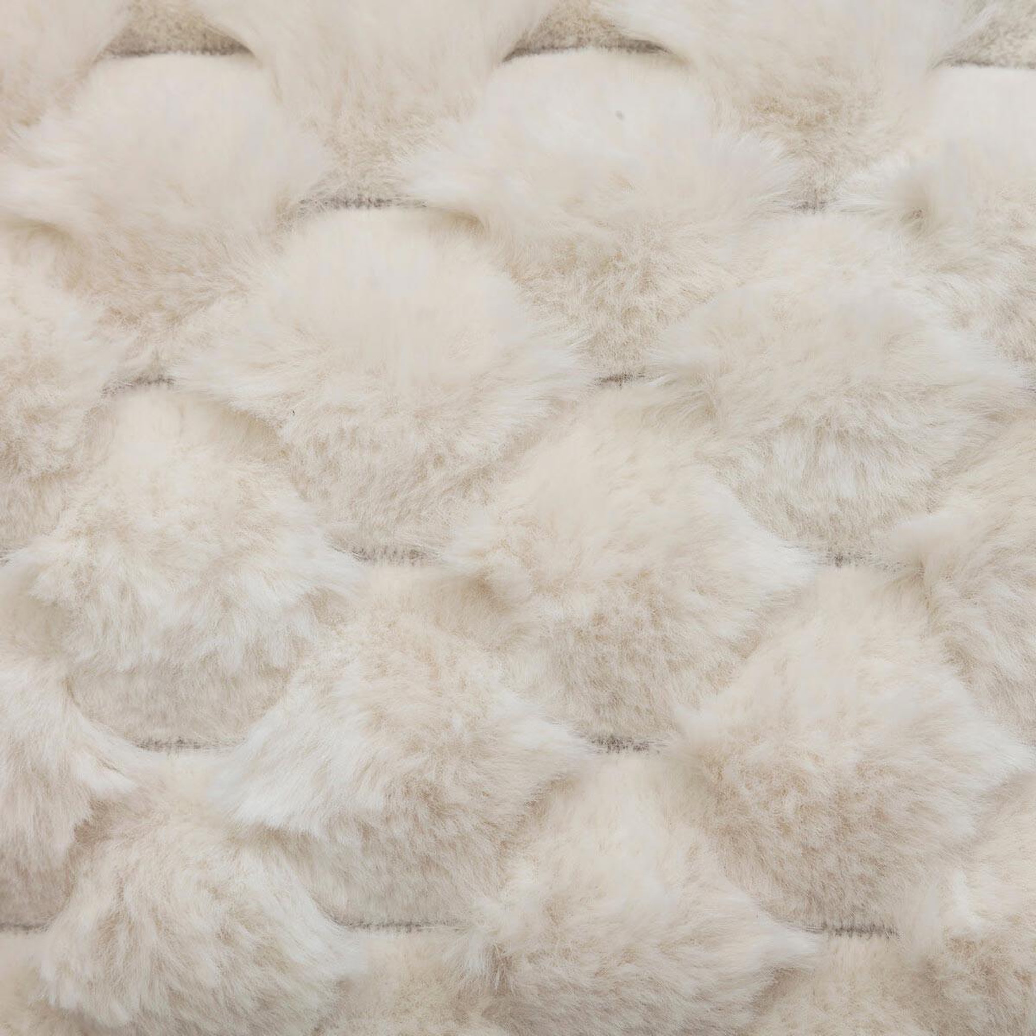 Voir la diapositive 4 : ATMOSPHERA Coussin imitation fourrure  adriel  38x58cm beige
