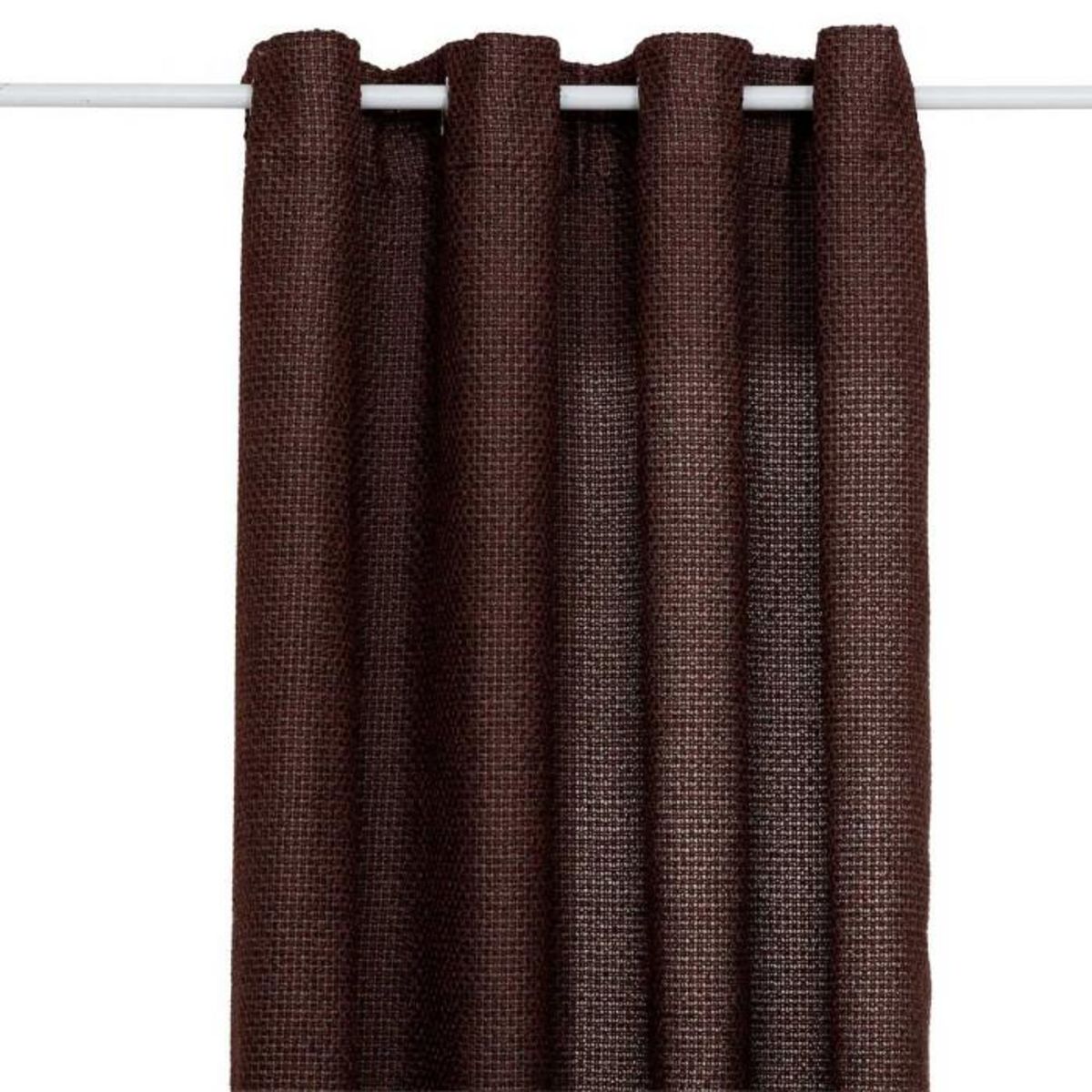 ATMOSPHERA Rideau Maille à Œillets  Wild  140x260cm Marron Tonka