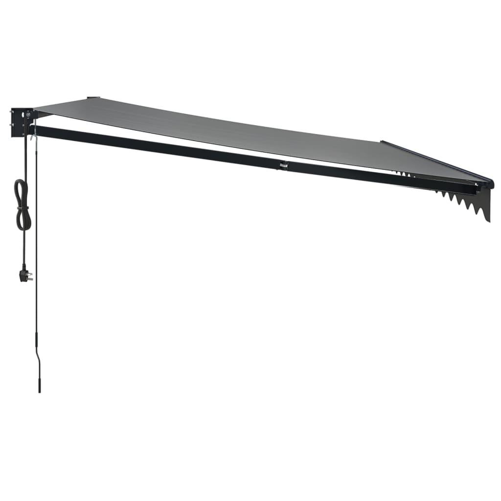 Voir la diapositive 4 : VIDAXL Auvent retractable automatique anthracite 4,5x3 m