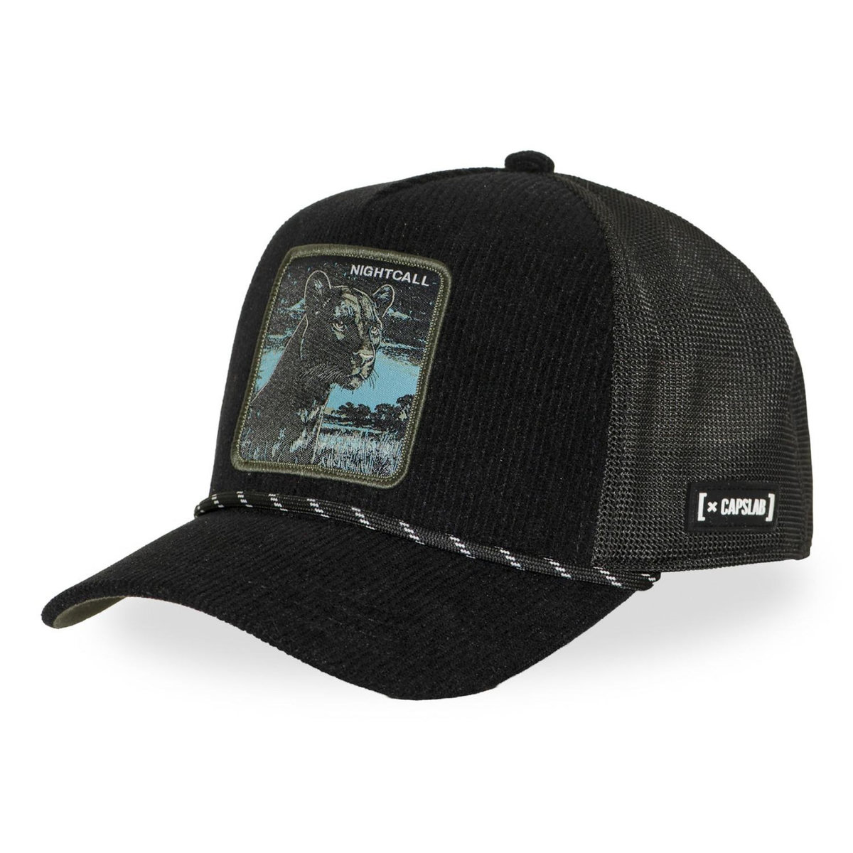 CAPSLAB Casquette trucker  premium avec filet  Nightcall