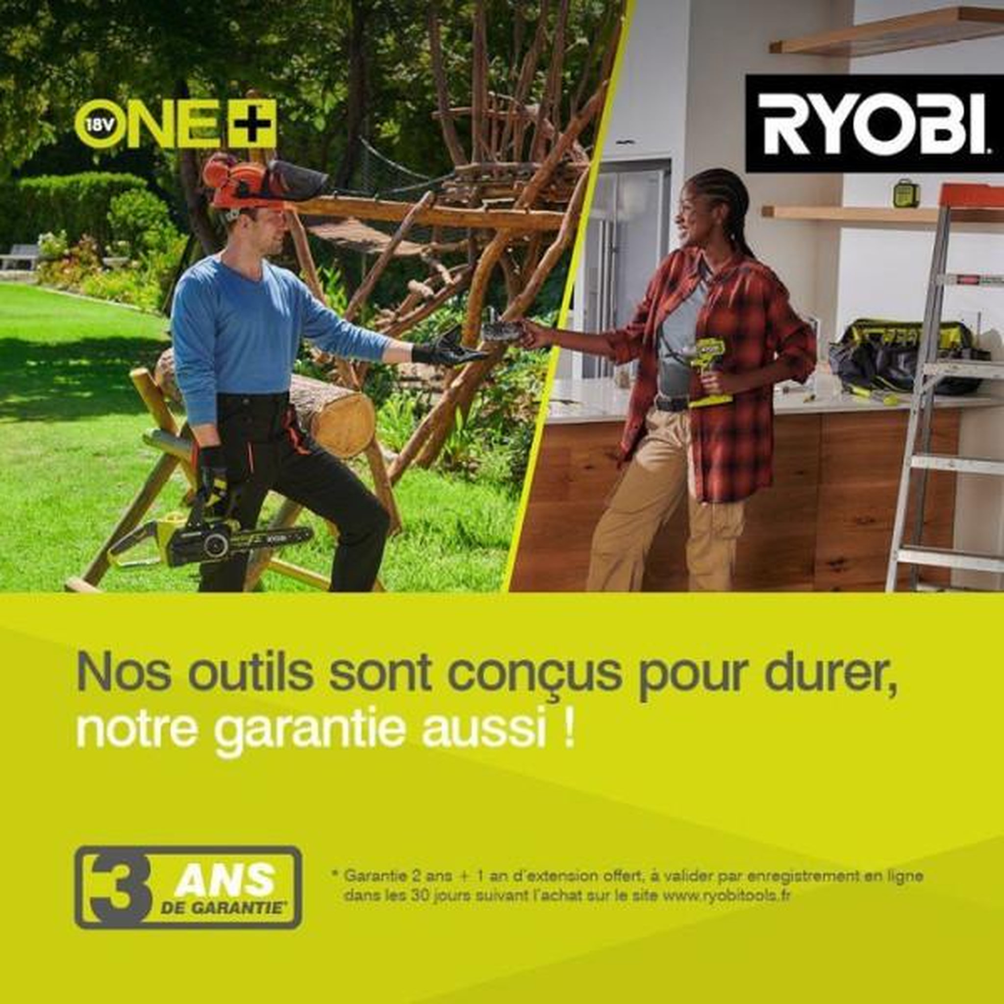 Voir la diapositive 3 : Ryobi Ryobi kit batterie 2ah + chargeur 18v one+ - rc18120a-120c