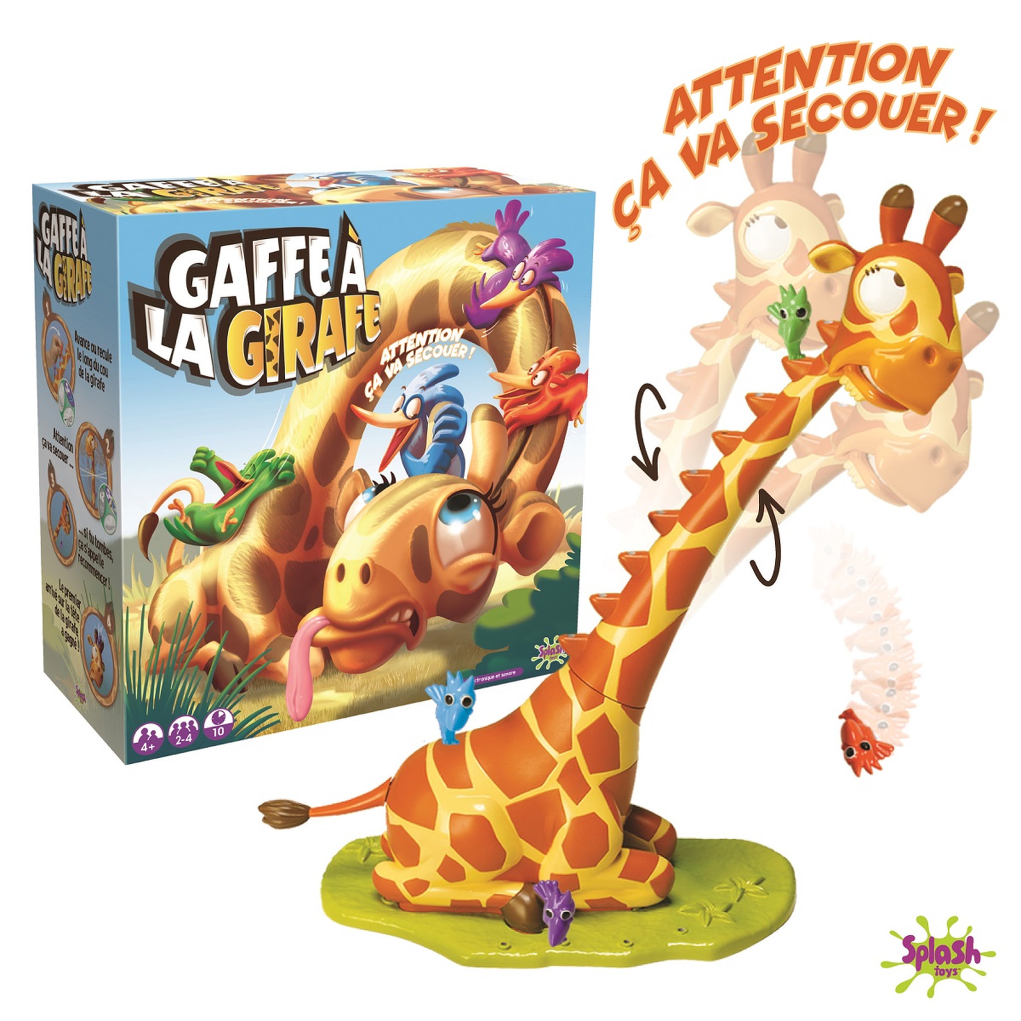 Voir la diapositive 2 : SPLASH TOYS Jeu - Gaffe à la girafe