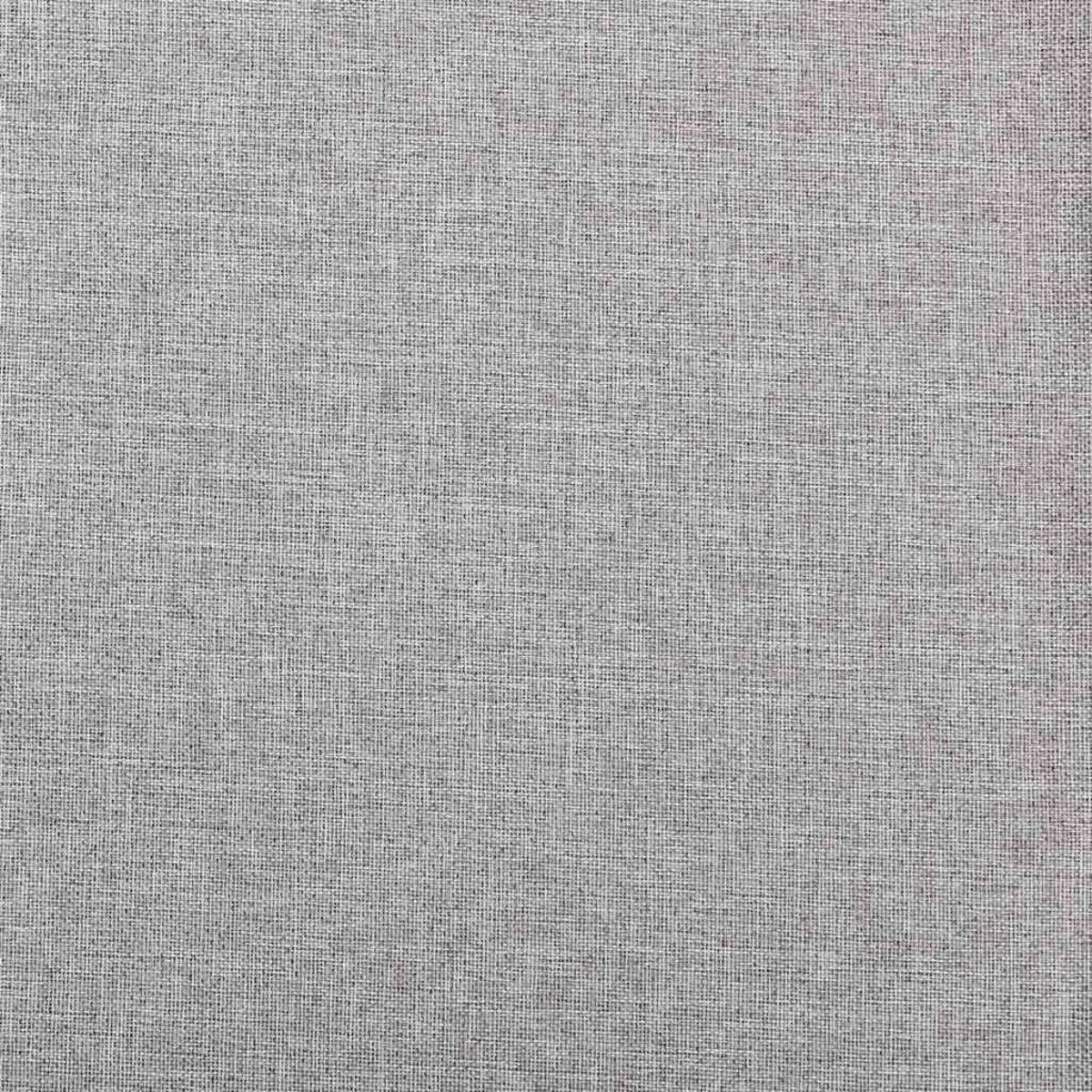 VIDAXL Rideau occultant d'aspect de lin avec crochets Gris 290x245 cm