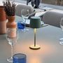 Voir la diapositive 3 : Lumisky Mini lampe de table KELLY MINI Vert olive Aluminium H22cm