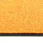 VIDAXL Paillasson lavable Orange 40x60 cm