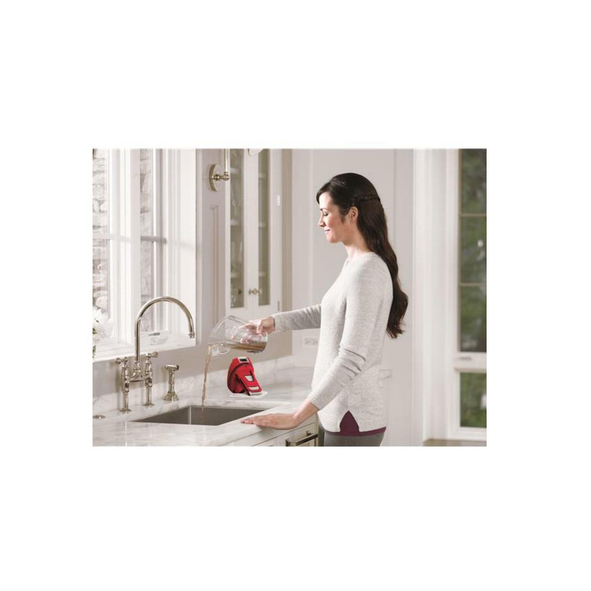 Voir la diapositive 4 : BISSELL Aspirateur laveur 3 en 1 560w blanc/rouge - 22034
