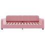 Voir la diapositive 4 : VIDAXL Lit de jour avec matelas rose 100x200 cm velours