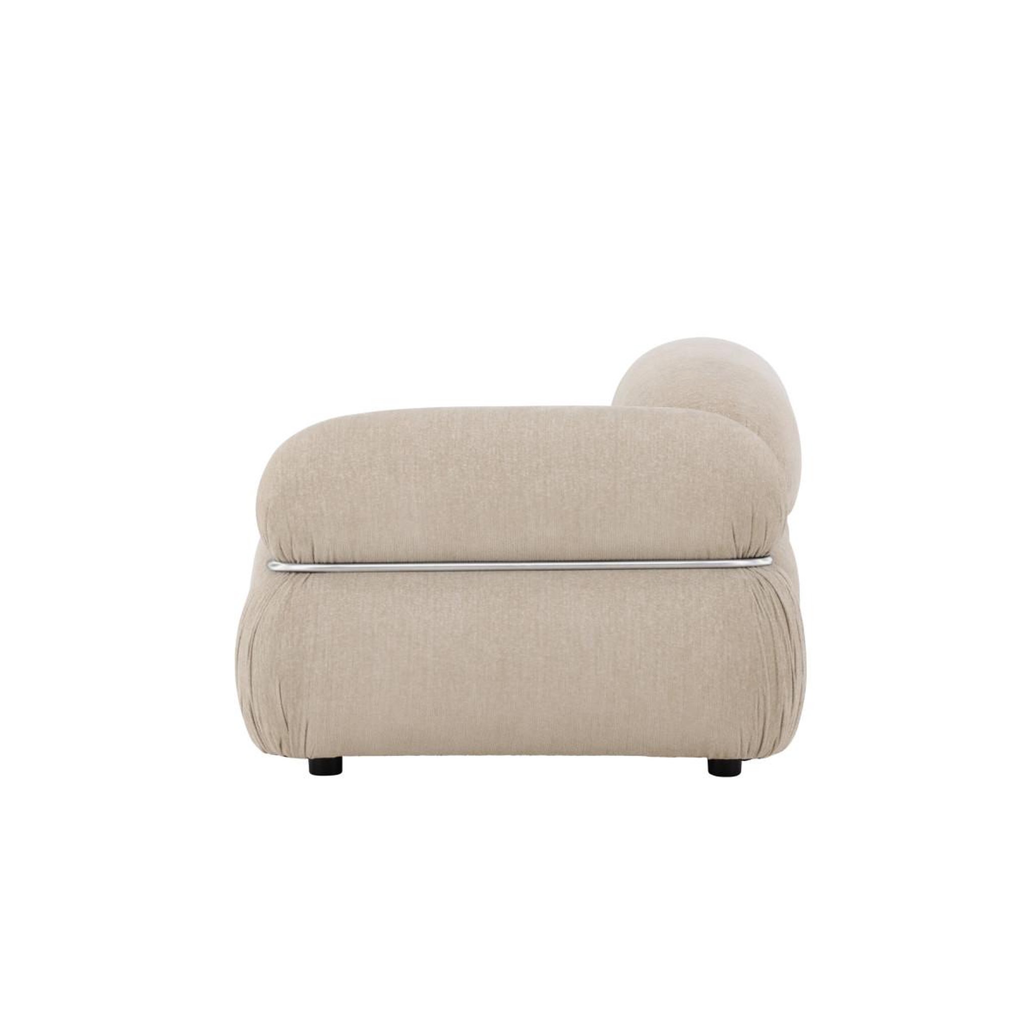 Voir la diapositive 5 : Paris Prix Module canapé d'angle gauche  mika  95cm beige