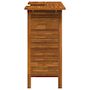 Voir la diapositive 5 : VIDAXL Table de bar 110 x 50 x 105 cm Bois d'acacia massif