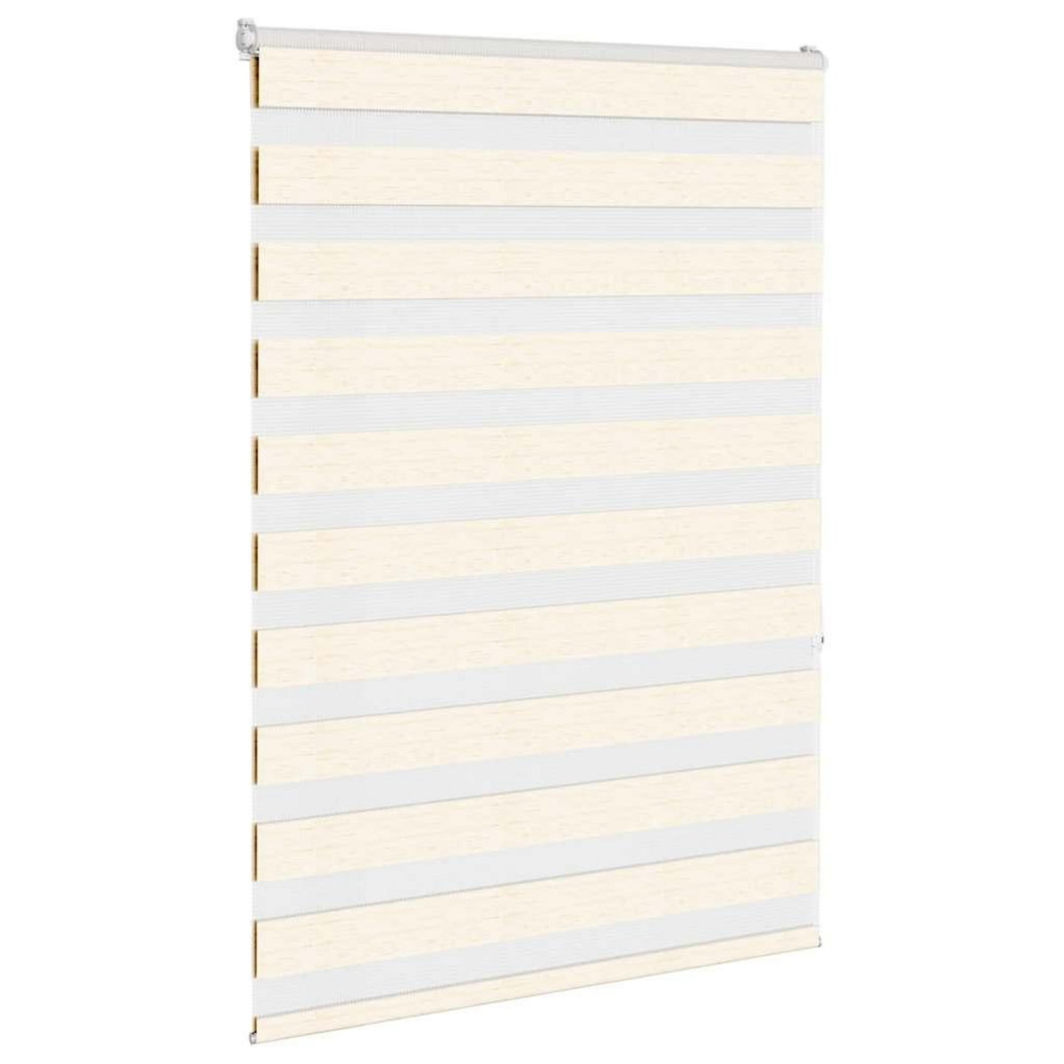 VIDAXL Store zebre beige marbre largeur du tissu 100,9 cm polyester