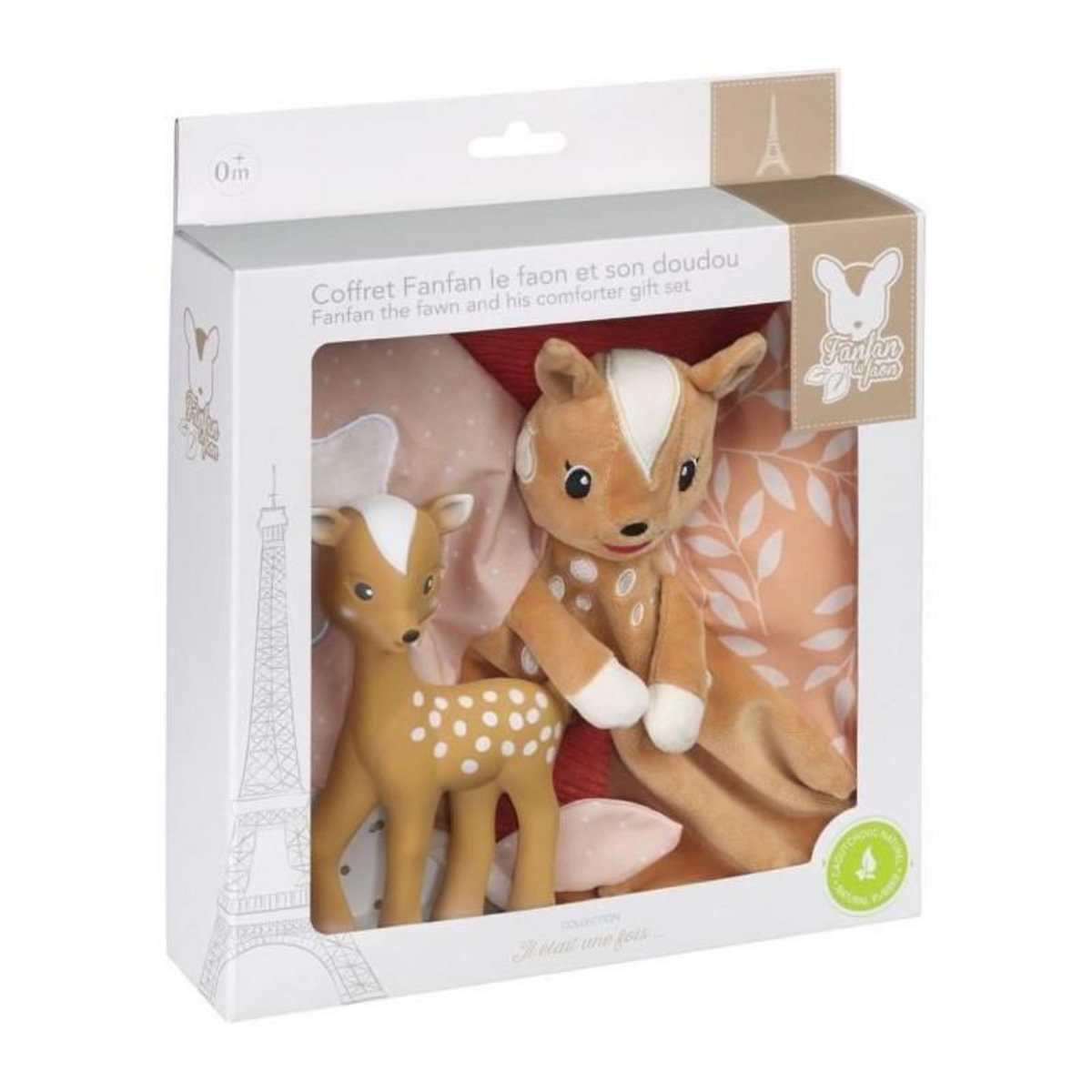 SOPHIE LA GIRAFE Coffret naissance - SOPHIE LA GIRAFE - Doudou Fanfan + Fanfan