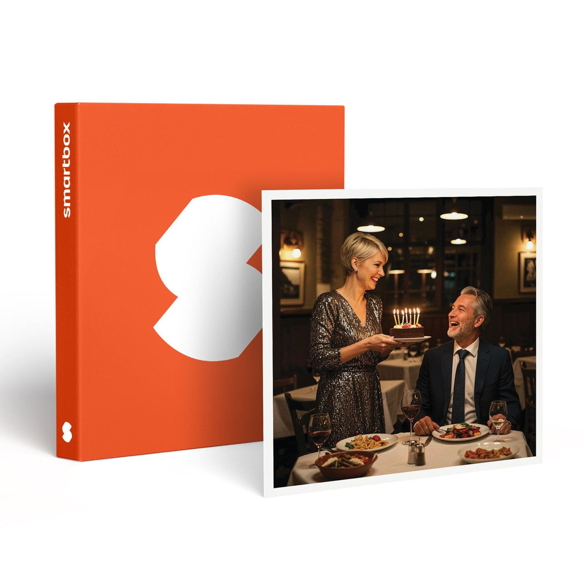Smartbox Dîner d'anniversaire gastronomique avec boissons ou apéritif - Coffret Cadeau Gastronomie