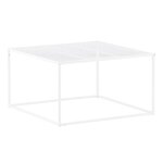Paris Prix Table Basse en Métal  Netz  80cm Blanc