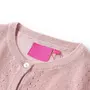 VIDAXL Cardigan pour enfants tricote rose doux 140