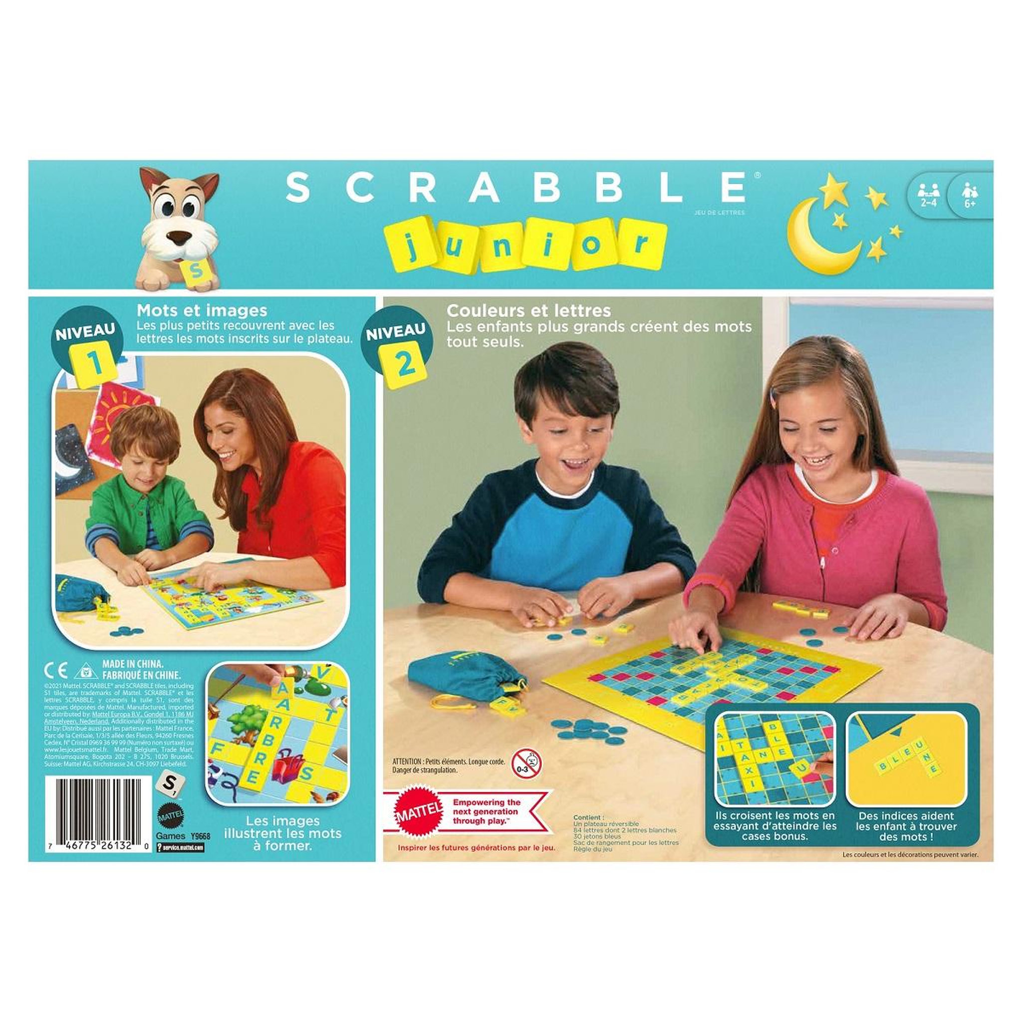 Voir la diapositive 4 : MATTEL Jeu Scrabble Junior