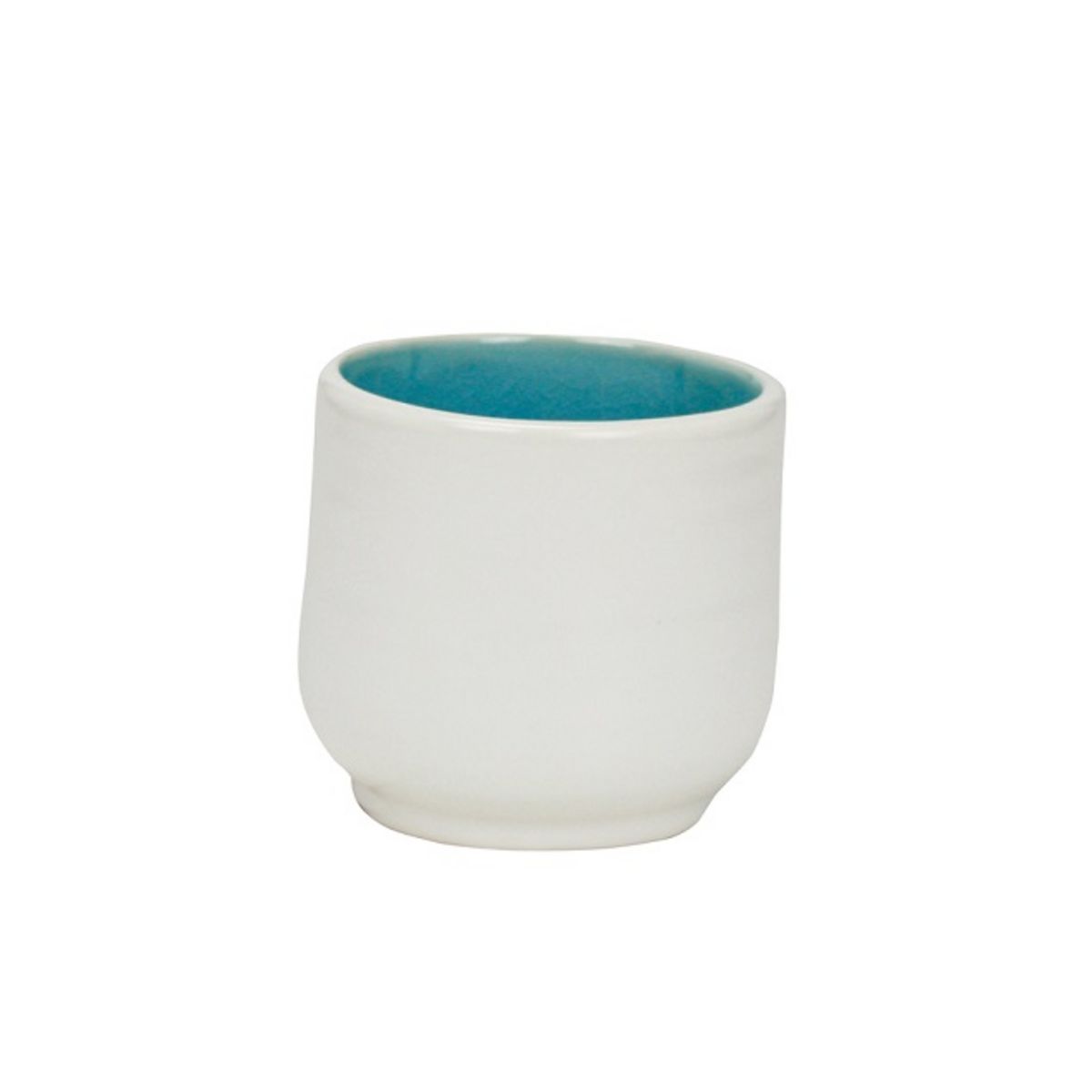 Tasse à thé en céramique bicolore