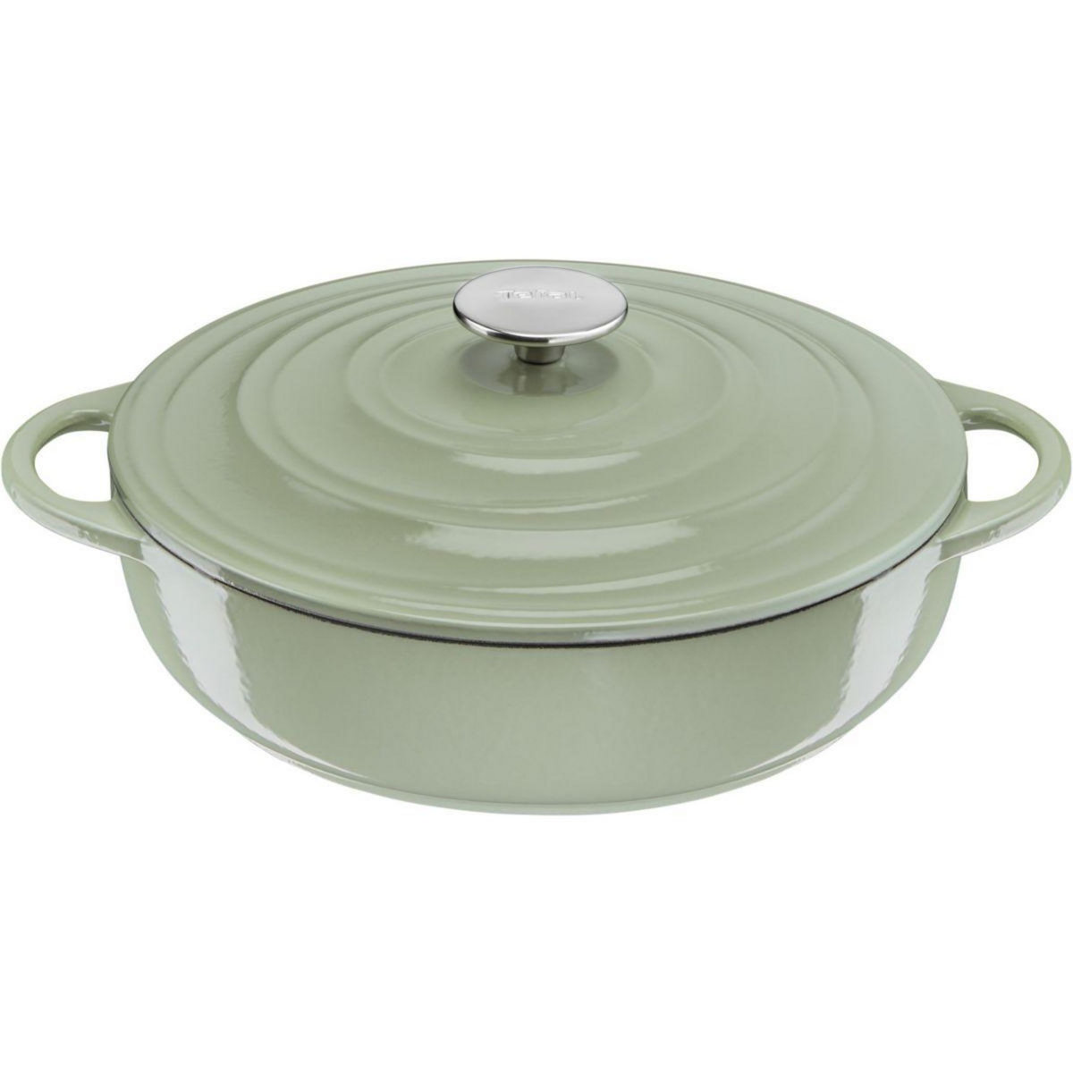 TEFAL Cocotte Fonte LOV sauteuse 28cm vert