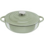 Voir la diapositive 1 : TEFAL Cocotte Fonte LOV sauteuse 28cm vert