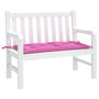 Voir la diapositive 3 : VIDAXL Coussin de banc de jardin rose 110x50x7 cm tissu