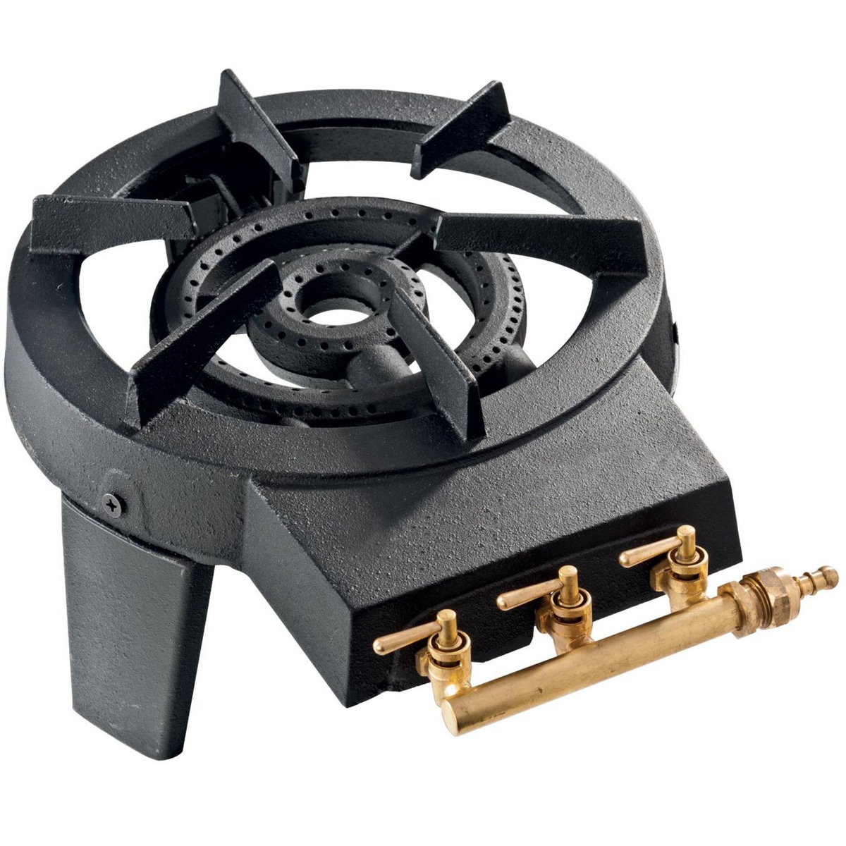  Réchaud à gaz 3 robinets en fonte WERKA PRO