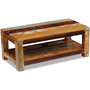 Voir la diapositive 4 : VIDAXL Table basse Bois de recuperation massif 90x45x35 cm