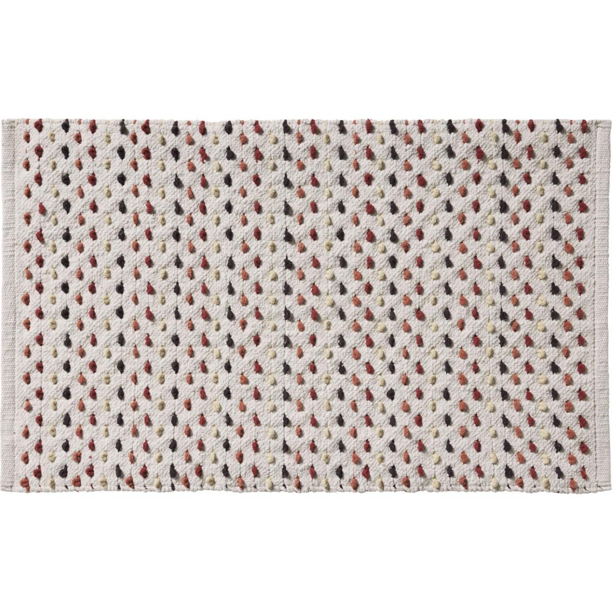 Voir la diapositive 1 : GUY LEVASSEUR Tapis de bain déco en coton chenille 50x80cm