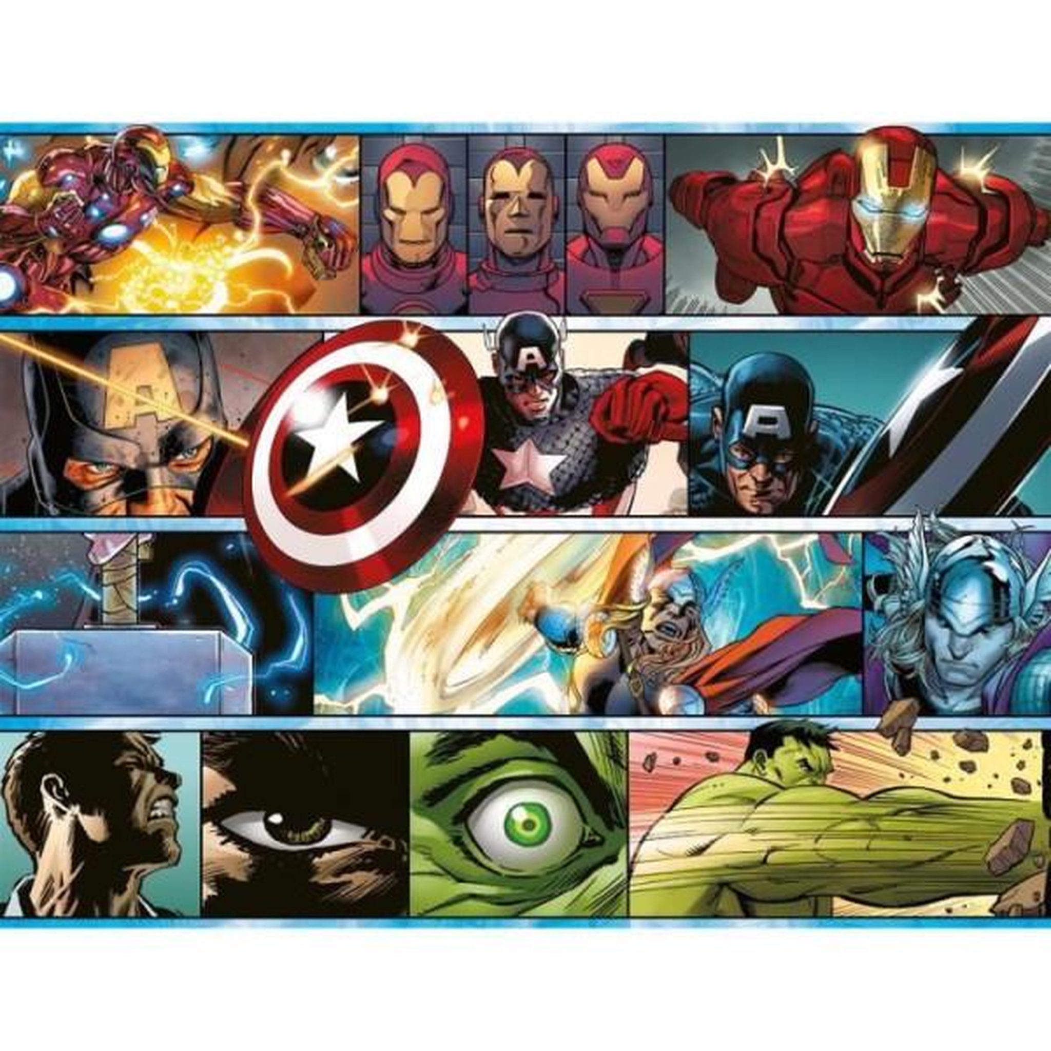 RAVENSBURGER Puzzle 2000 pieces : la force des avengers - marvel