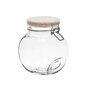 Voir la diapositive 2 : Paris Prix Bocal de Conservation  Bois  1,7L Transparent