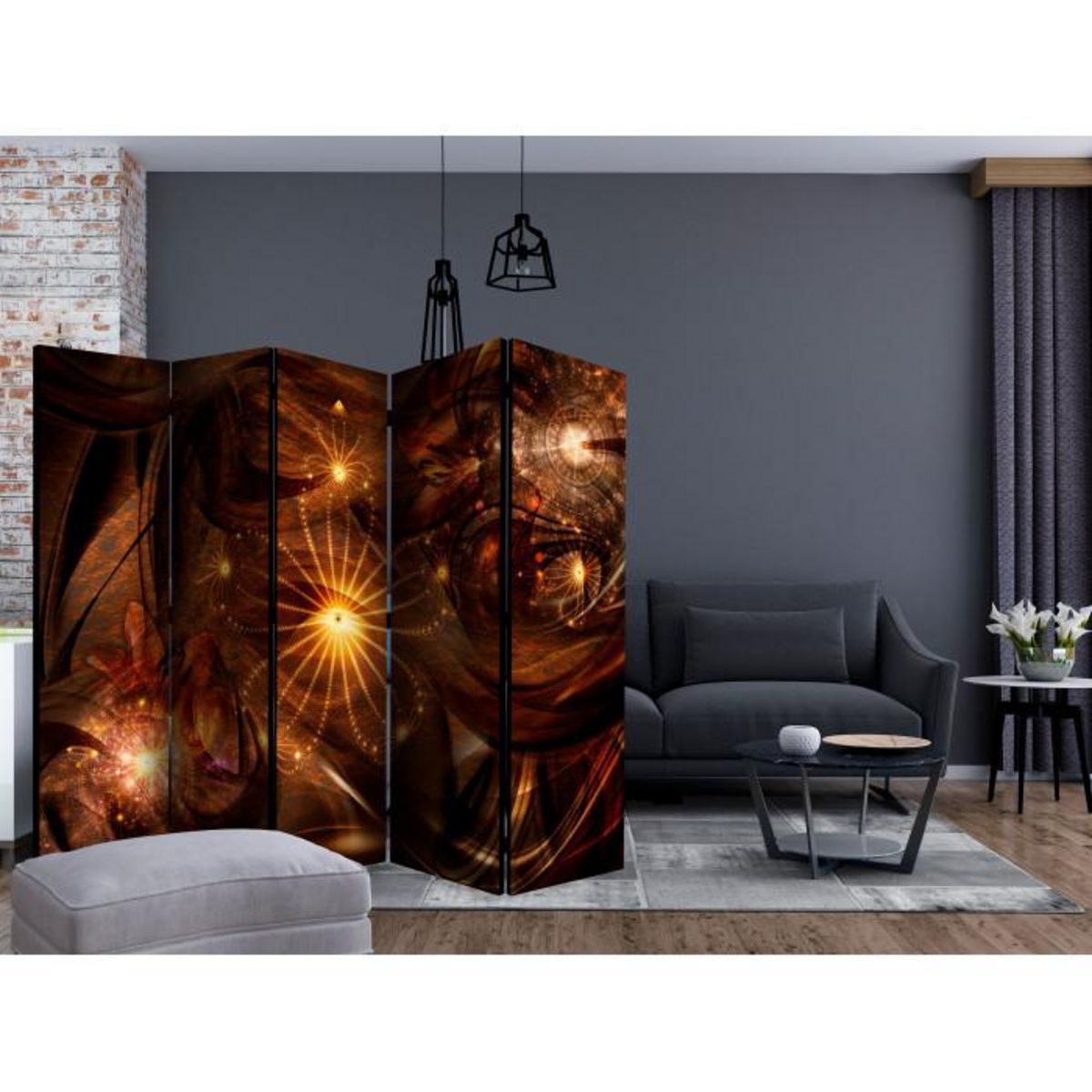 Paris Prix Paravent 5 Volets  Treasures Cave  172x225cm