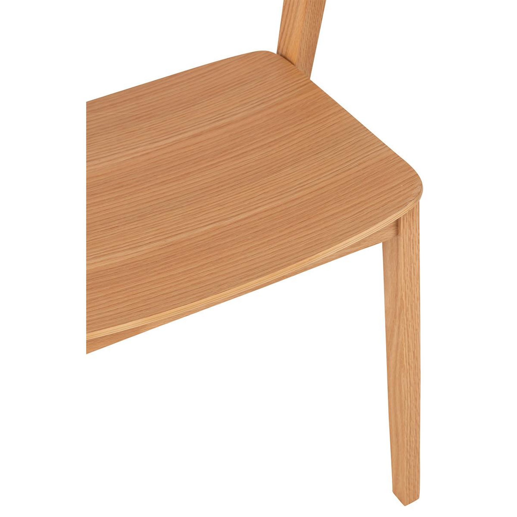 Voir la diapositive 6 : J-LINE Chaise en bois  laga  75cm naturel