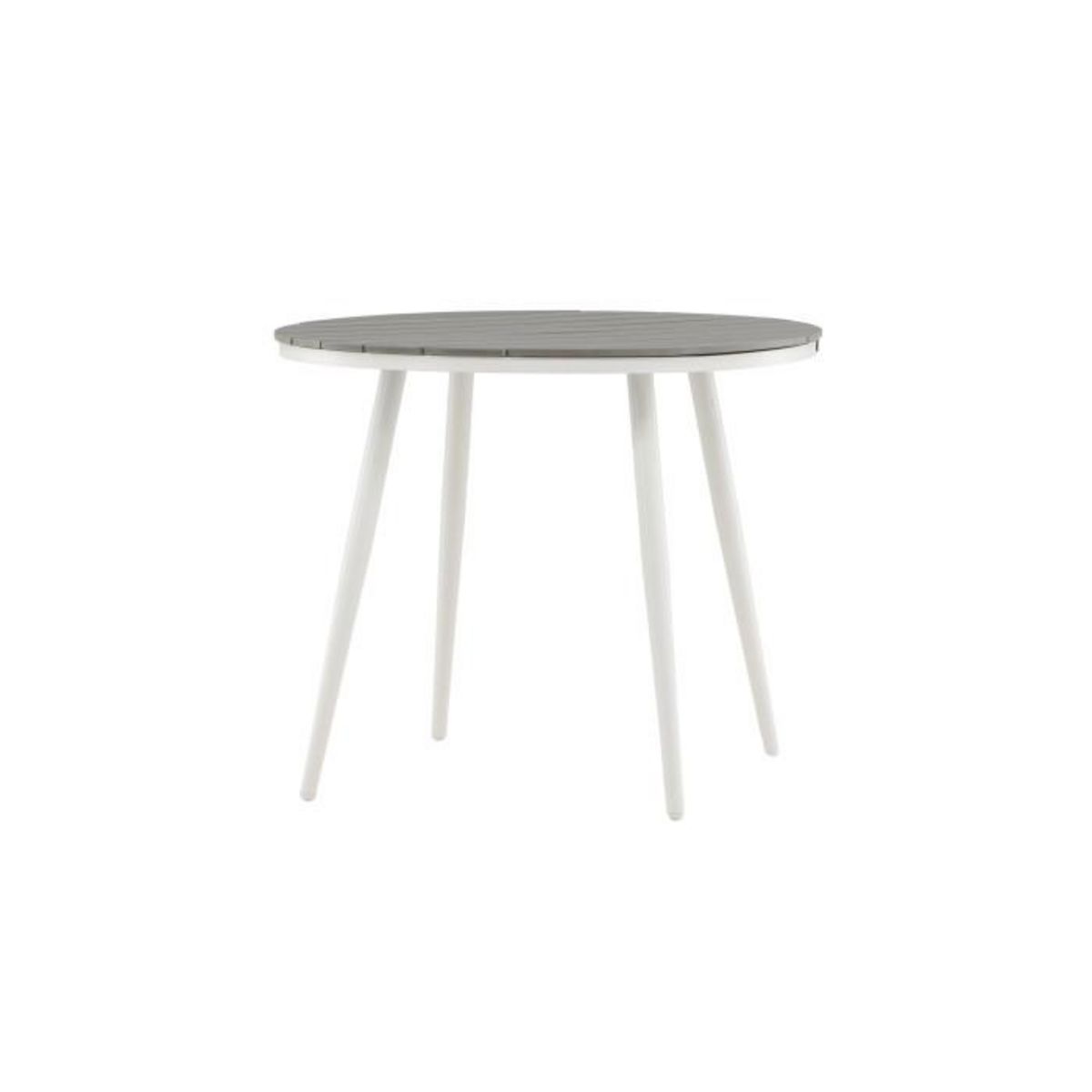 Paris Prix Table de Jardin Ronde  Break  90cm Gris