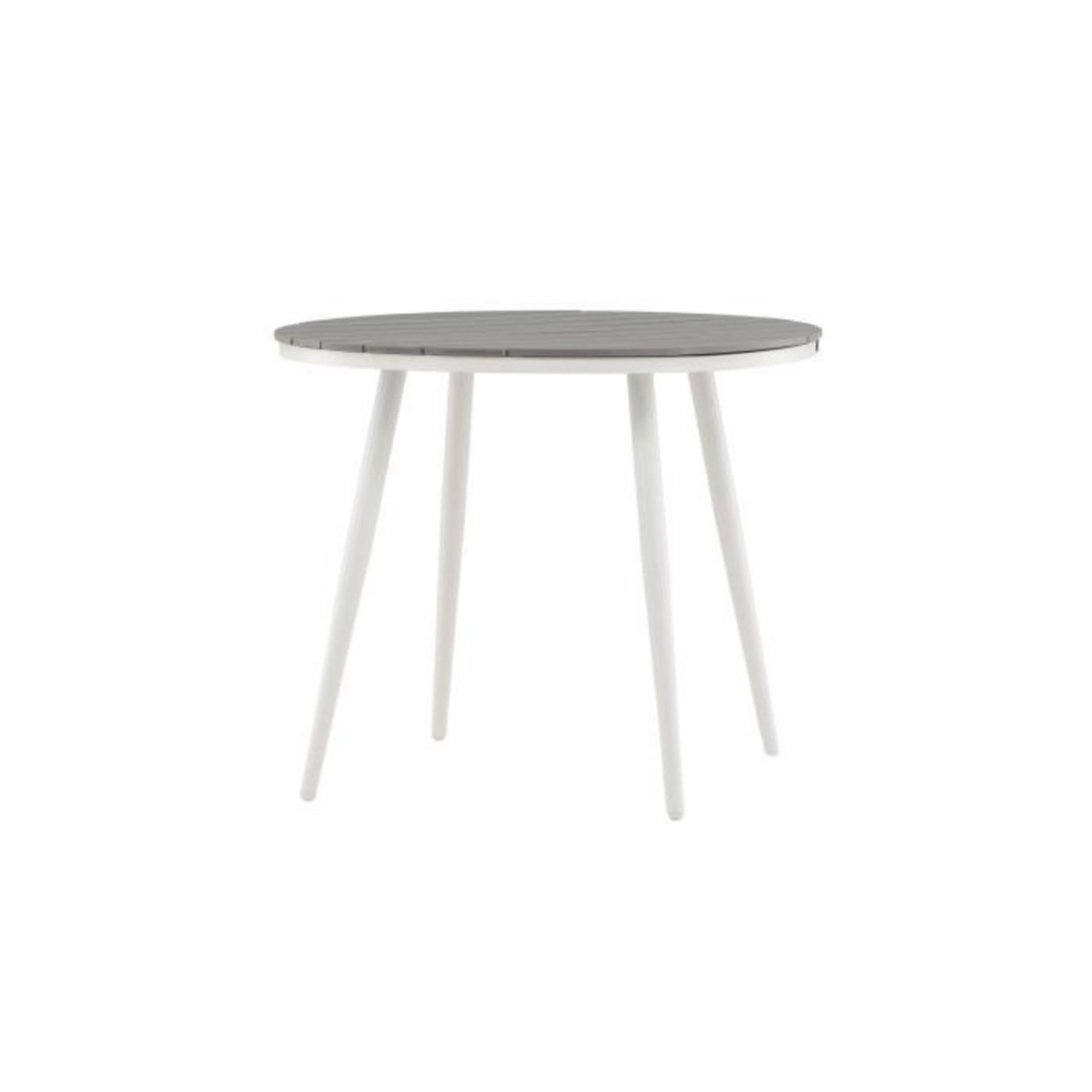 Paris Prix Table de Jardin Ronde  Break  90cm Gris