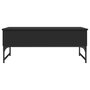 Voir la diapositive 5 : VIDAXL Table basse noir 100x50x40 cm bois d'ingenierie et metal