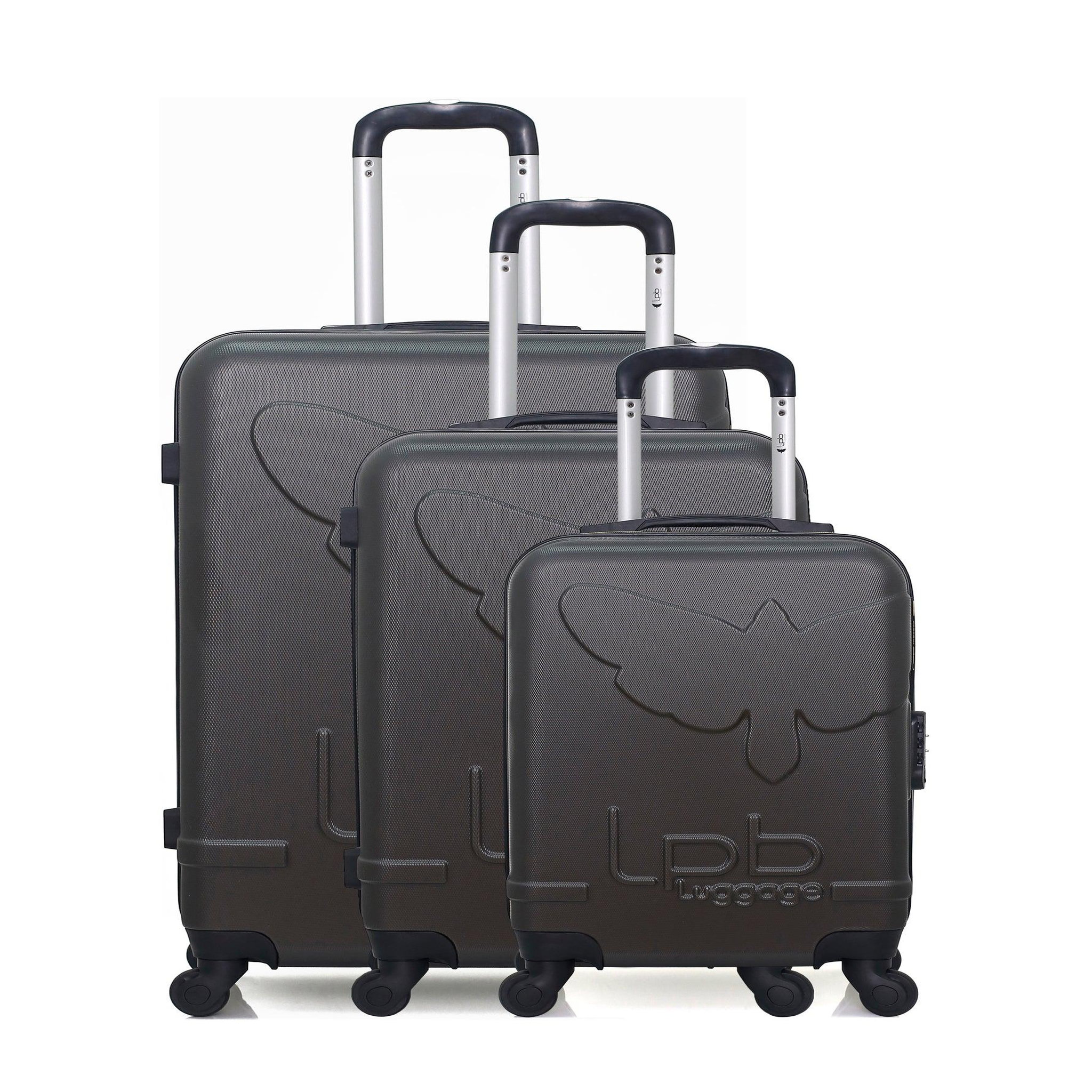 LES P'TITES BOMBES LPB Lpb luggage - set de 3 valises norine-a 70 cm 4 roues