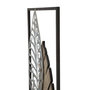 Voir la diapositive 4 : Paris Prix Déco Murale Encadrée en Métal  Foglie  99cm Argent & Or
