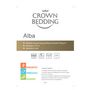 Voir la diapositive 3 : CROWN BEDDING Matelas mousse 90x190 cm ALBA