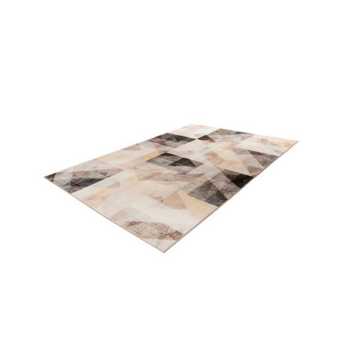 Paris Prix Tapis Tissé Vintage  Saphira  Gris & Beige