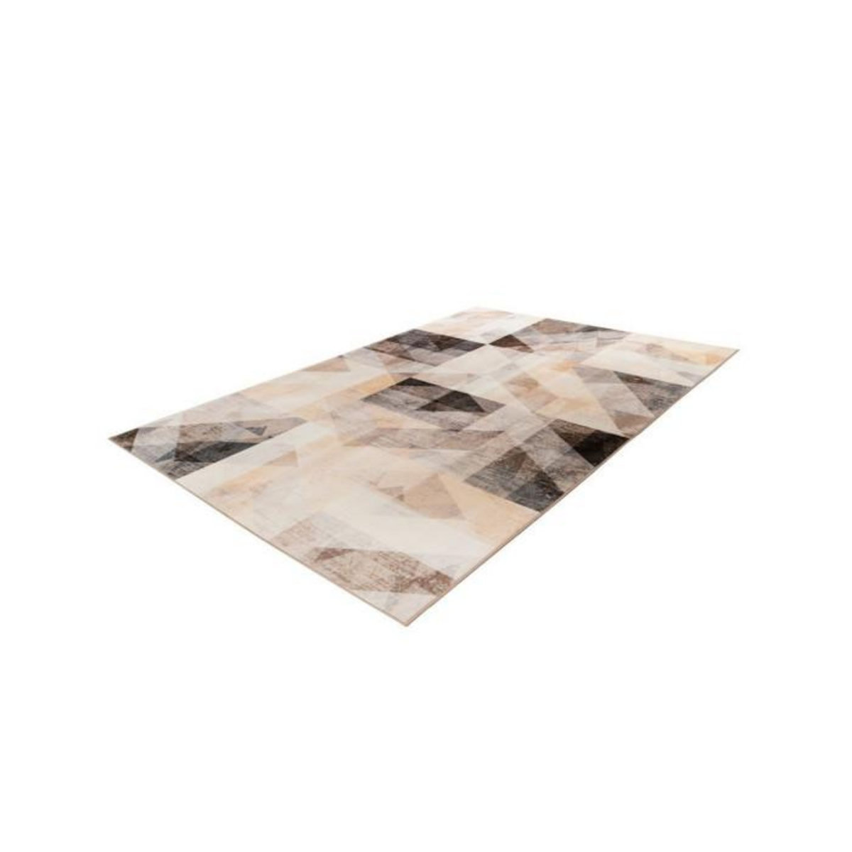 Paris Prix Tapis Tissé Vintage  Saphira  Gris & Beige