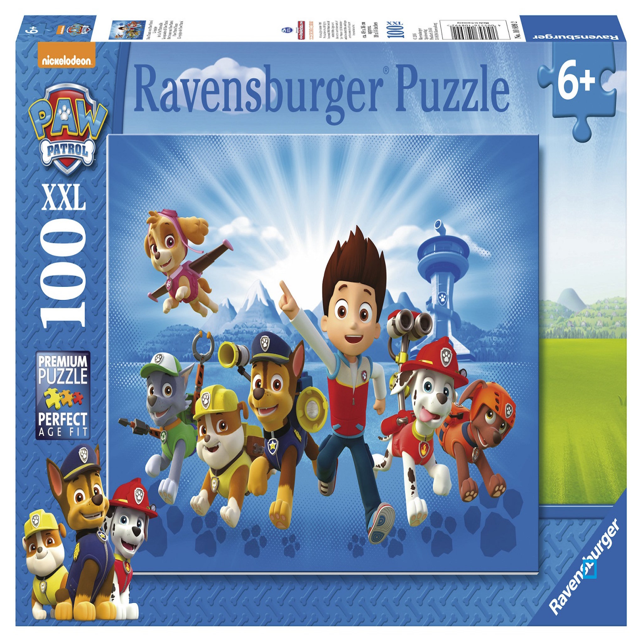 RAVENSBURGER Puzzle 100 pièces - L'équipe de la Pat Patrouille 
