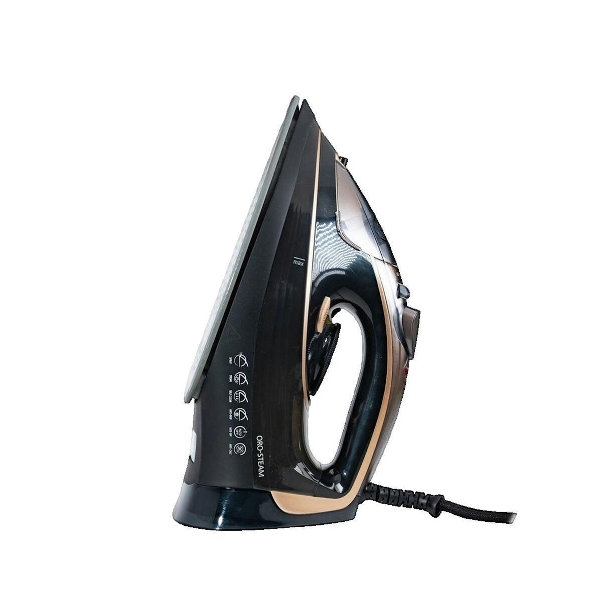 Orium Fer à repasser Oromed ORO-STEAM noir et or