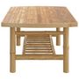 Voir la diapositive 4 : VIDAXL Table basse de jardin 90x55x37 cm bambou