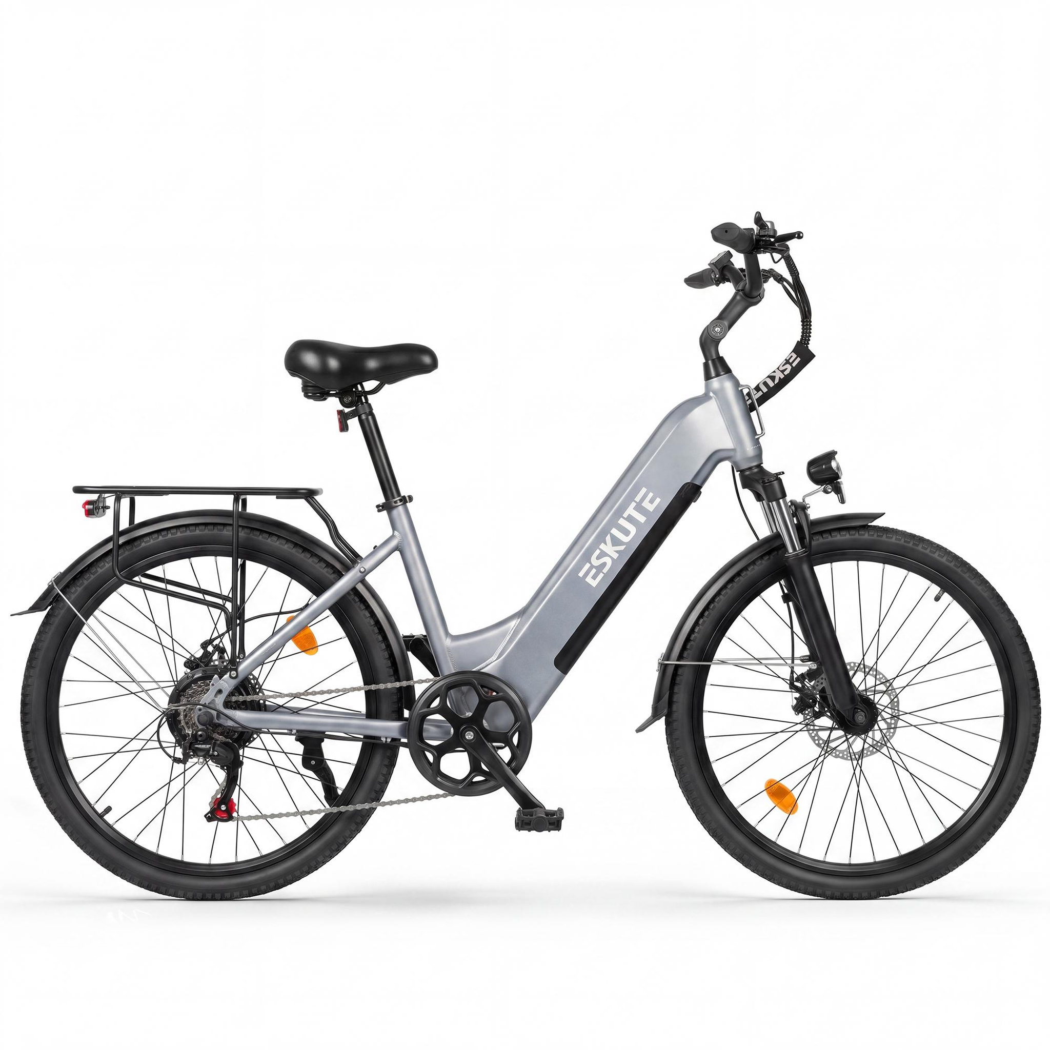 Voir la diapositive 2 : ESKUTE Vélo de ville électrique ESKUTE C202, Step-Through 26