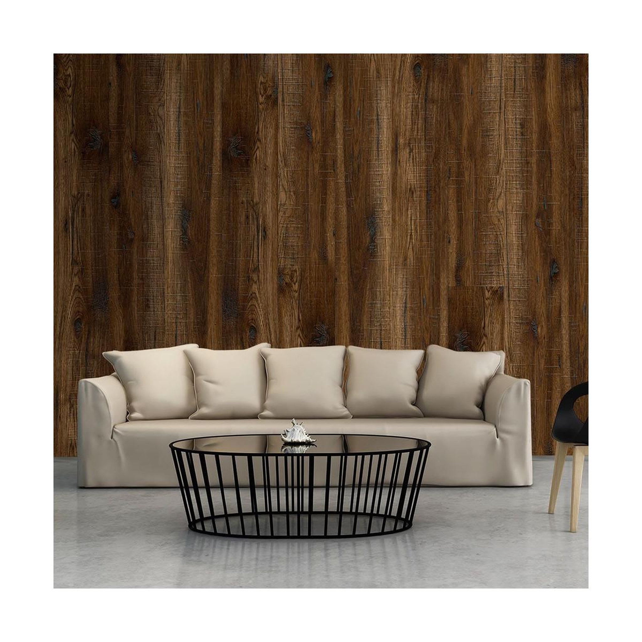 Paris Prix Papier peint  dark wood  50x1000cm