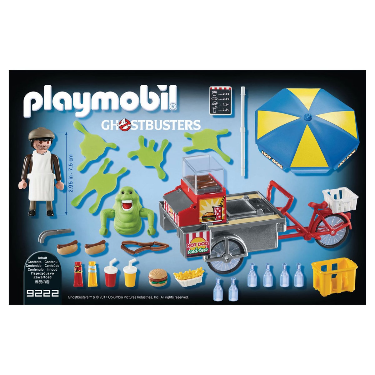 PLAYMOBIL 9222 - Ghostbusters - Bouffe-tout avec stand de hot-dog